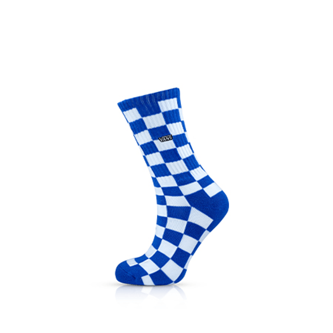 Vans Checkerboard Crew Socks Victoria Blue/White VN0A3I74JBS1