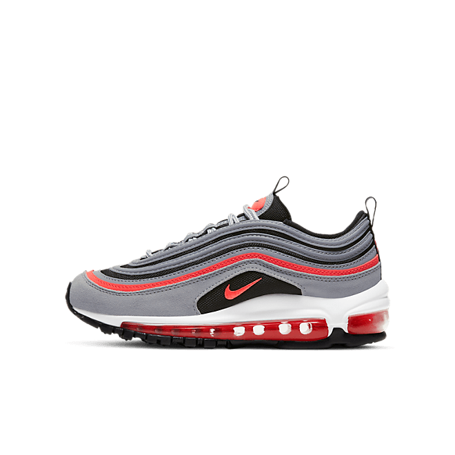 Nike Air Max 97 GS 'Wolf Grey Radiant Red' 921522-025