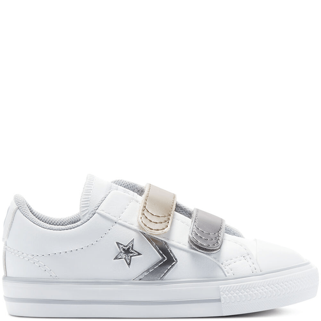 Metallic Leather Easy-On Star Player Low Top 770424C