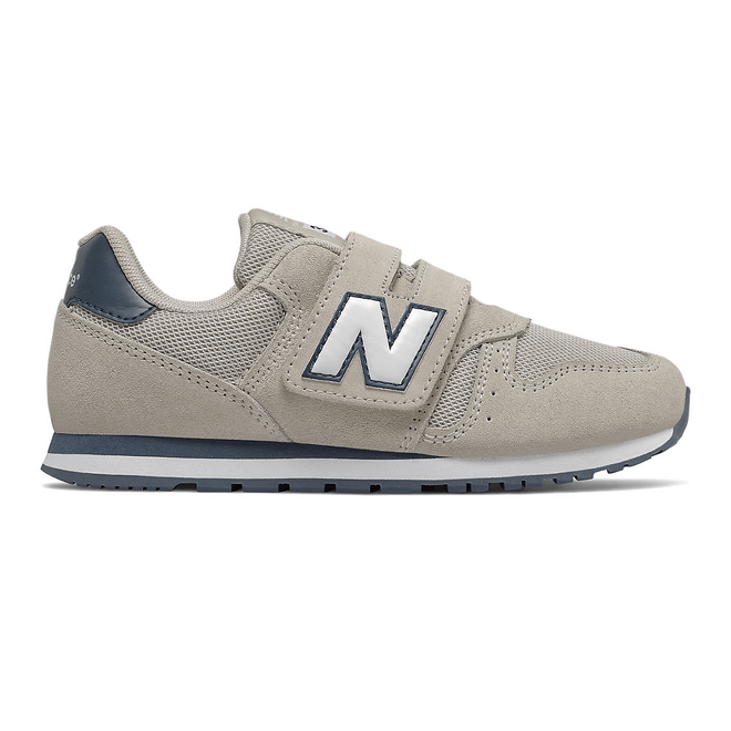 New Balance 373 Hook and Loop - Moonbeam with Stone Blue YV373SG