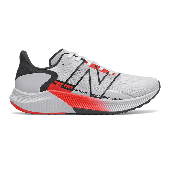 New Balance FuelCell Propel v2 - White with Neo Flame WFCPRWR2