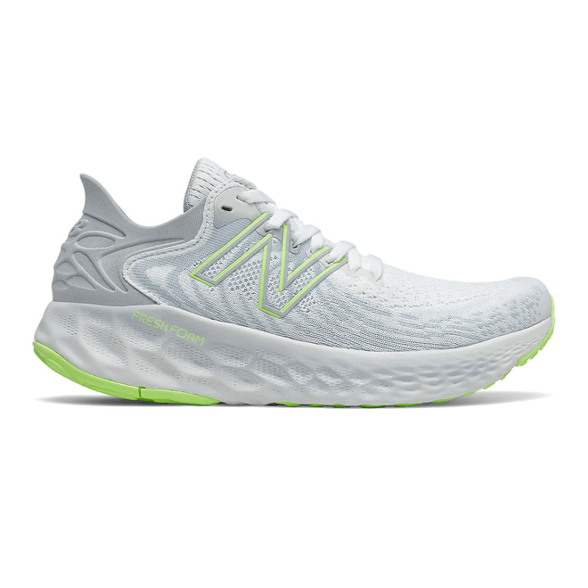 New Balance Fresh Foam 1080v11 - White with Bleached Lime Glo W1080Y11