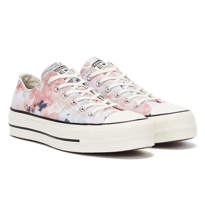 Converse All Star Lift Summer Daze Ox Womens White / Pink Trainers 570970C