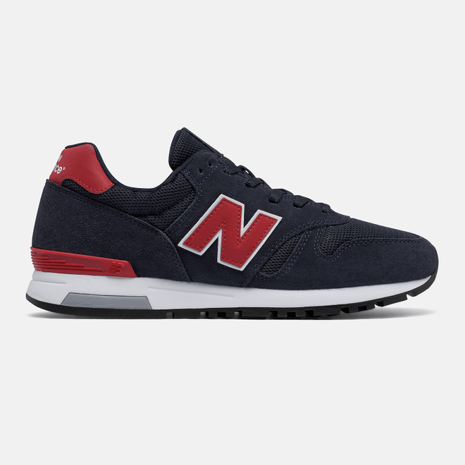 New Balance 565 80s Running - Navy with Red and Grey
