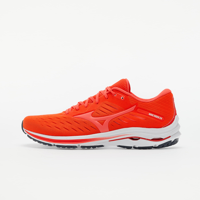 Mizuno Wave Rider 24 Ignition Red/ Fiery Coral 2 J1GC200364