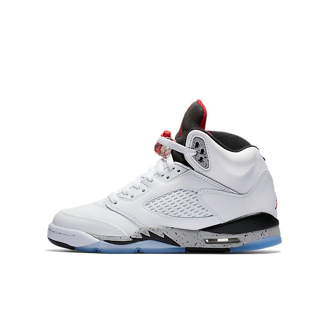 Nike Air Jordan 5 Retro (BG) (White) 440888-104