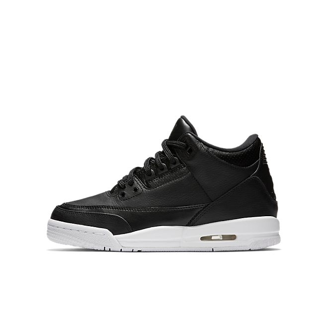 Nike Air Jordan 3 Retro BG *Cyber Monday* (Black / Black - White) 398614 020