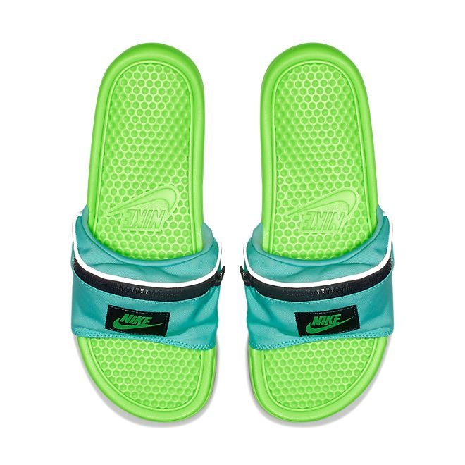 Nike Benassi JDI Fanny Pack (Aurora Green / Green Strike - Obsidian) AO1037 300