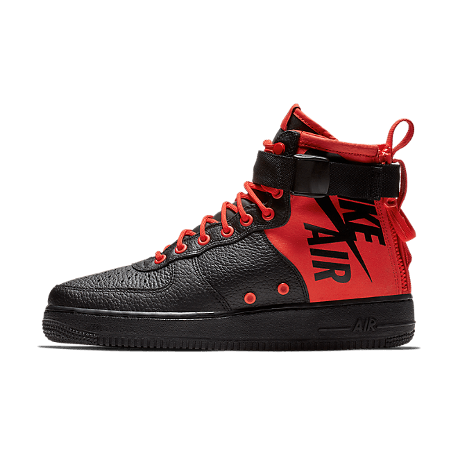 Nike Special Field Air Force 1 Mid - Black Habanero Red 917753-601