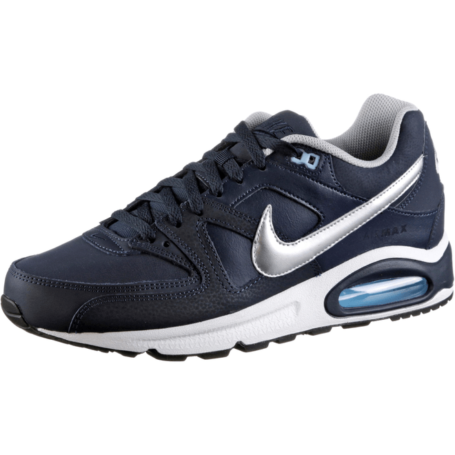 Nike Air Max Command Leather Blue Silver 749760 401
