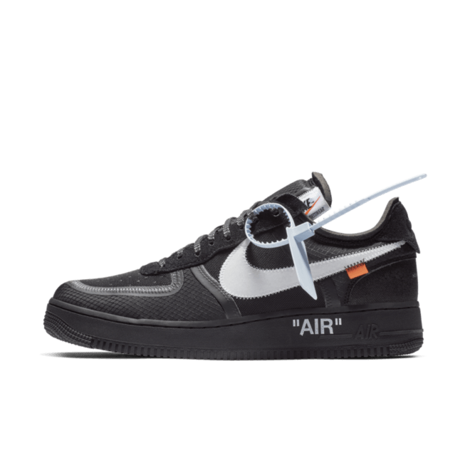 Off-White X Nike Air Force 1 Low 'Black' AO4606-001
