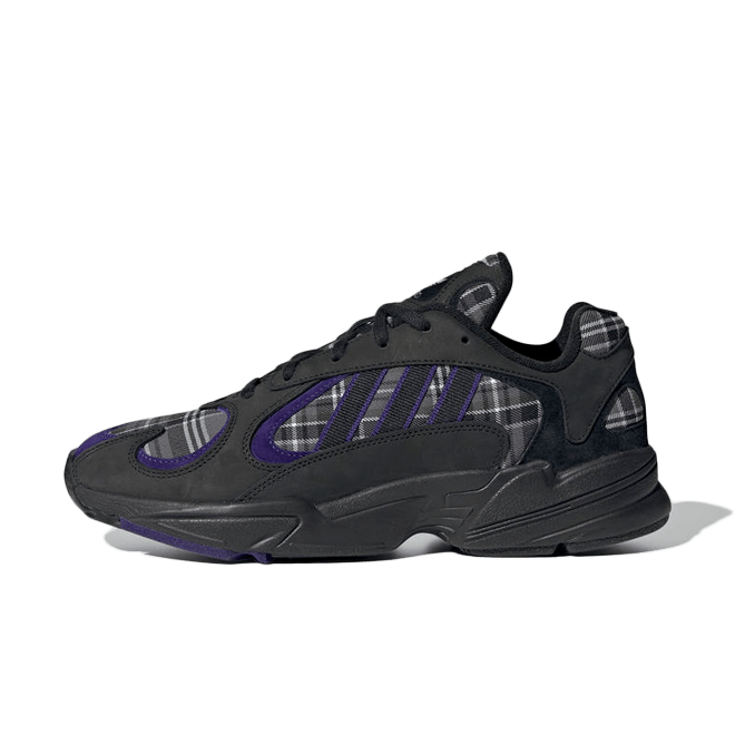 adidas Yung-1 Plaid 'Purple Black' EF3965