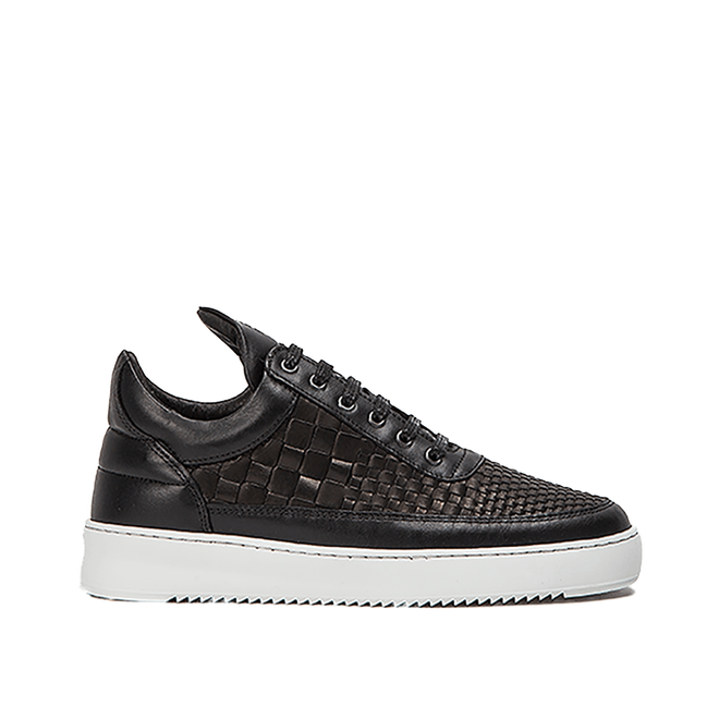 Filling Pieces Low Top Ripple Woven 2452622-BLACK