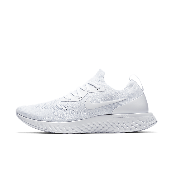 Nike Epic React Flyknit True White/ White-Pure Platinum AQ0067102