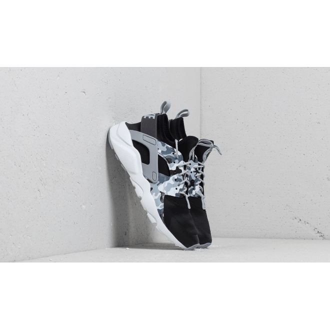 Nike Air Huarache Run Ultra Print (GS) Black/ Wolf Grey-Dark Grey AQ9038001