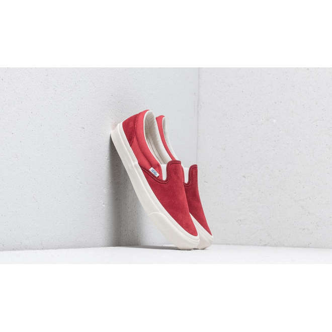Vans OG Classic Slip-On (Suede/ Canvas) Sun-Dried Tomato/ Mineral Red VN000UDFUA1
