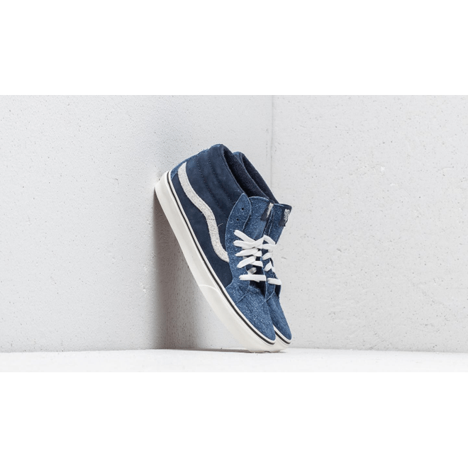 Vans SK8-Mid Reissue (Hairy Suede Mix) Dress Blue/ Snow White VN0A3MV8UCO