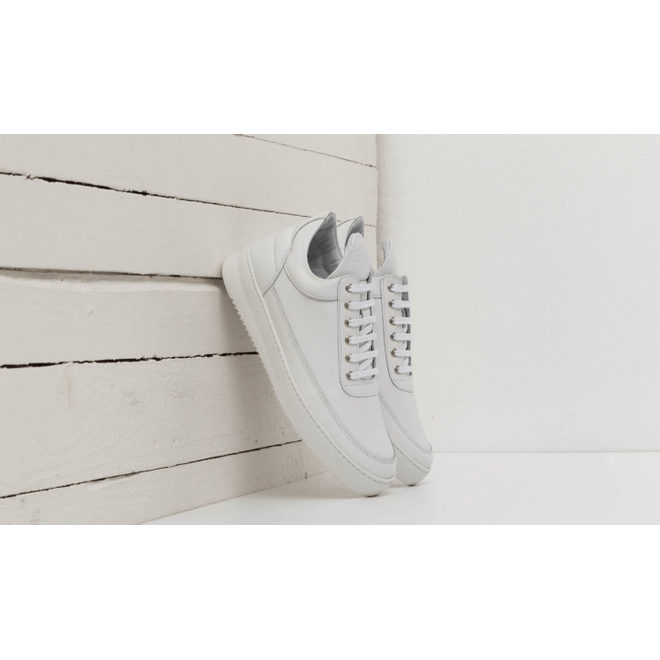 Filling Pieces Low Top Ripple Lane Nappa All White 251217218550