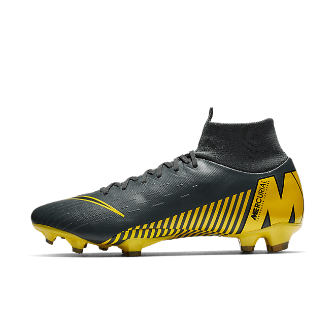 Nike Mercurial Superfly VI Pro Fußballschuh für normalen Rasen - Grau AH7368-070