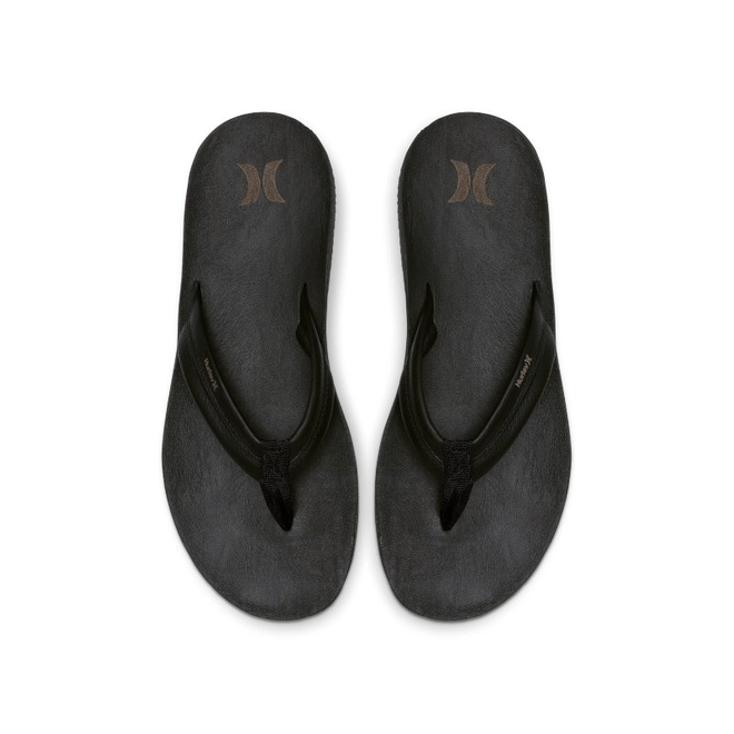 Hurley Lunar Leren slippers voor  AR4006-010
