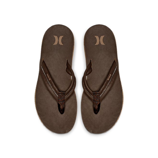 Hurley Lunar Leren slippers voor  AR4006-237