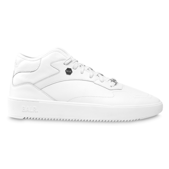 BALR. Leather Hexagon Sneakers White BALR-1393