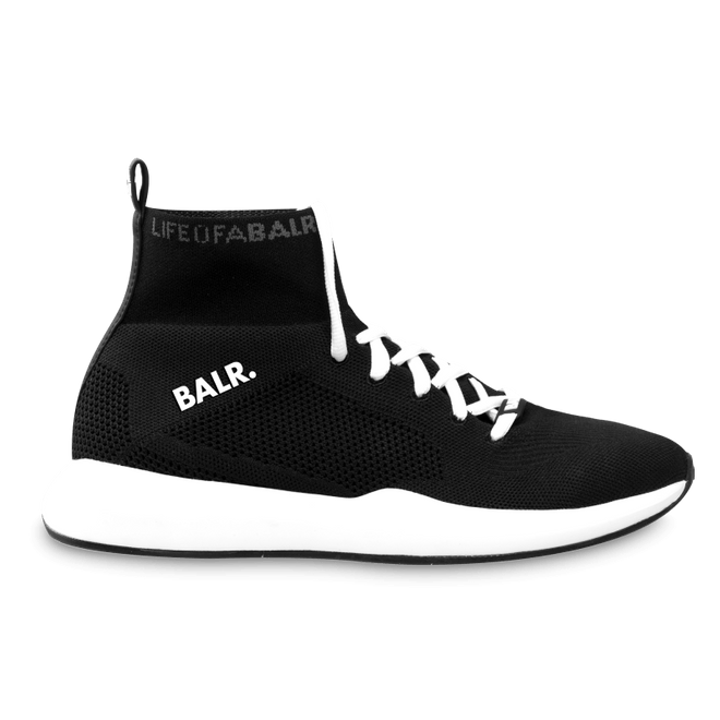 BALR. EE Premium Sock Sneakers V3 Black/White BALR-1411
