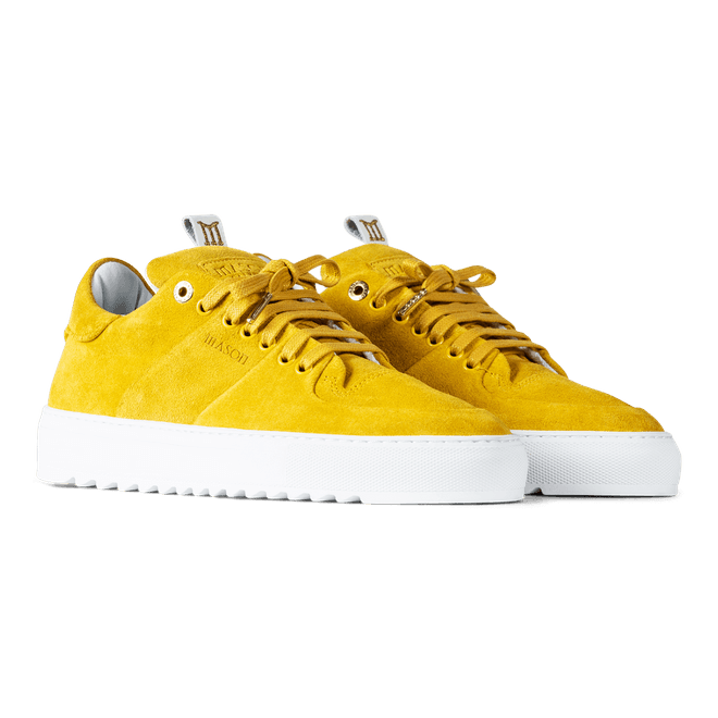 Mason Garments Roma Classic - Suede - Yellow SS19-3D
